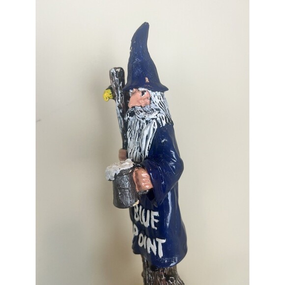 Blue Point Winter Ale Wizard Beer Tap Handle 12” Rare Collectible Beer Tap - Picture 4 of 6